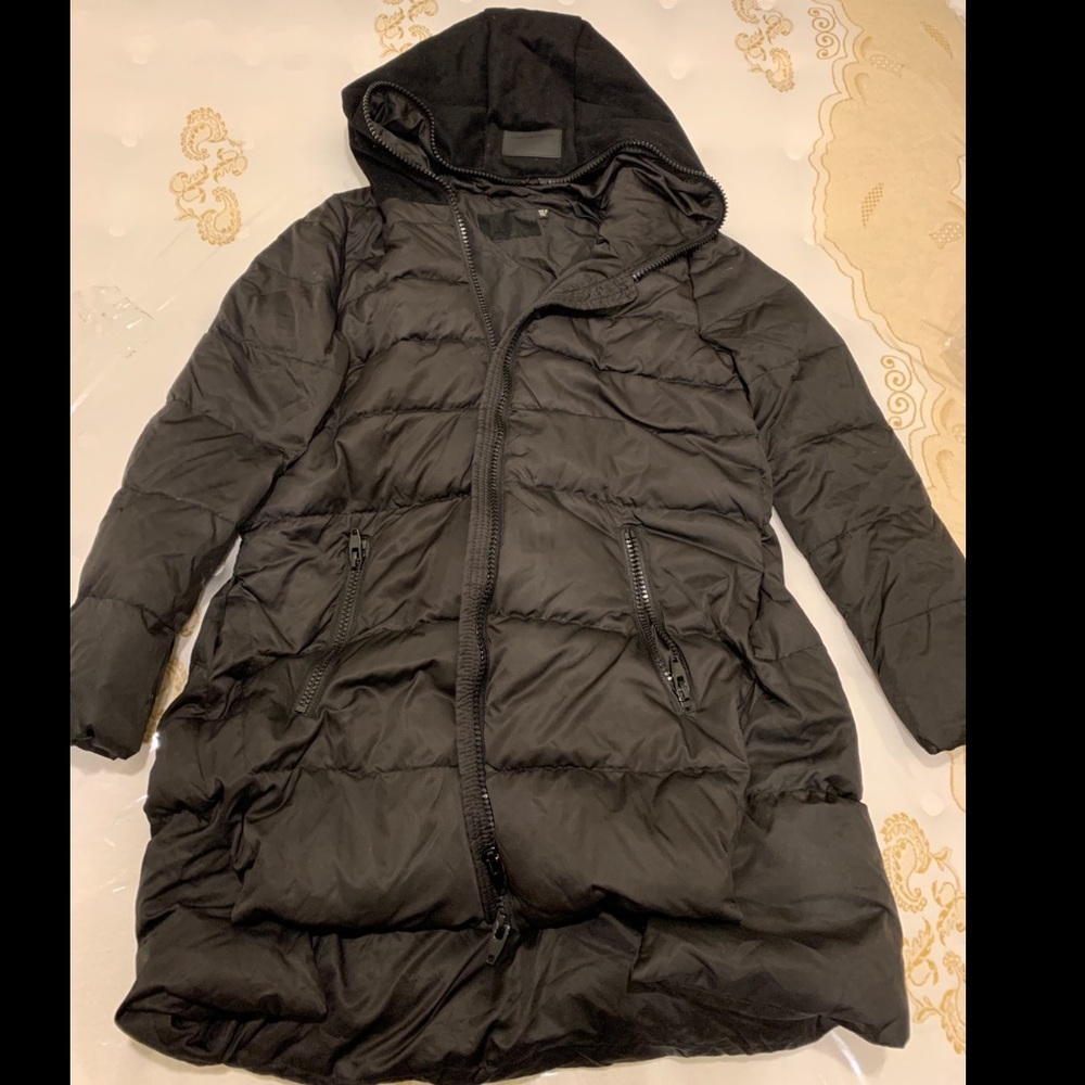 Alexander wang black wool down jacket